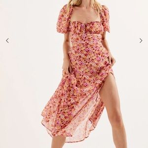 For Love & Lemons Felicia Midi Dress